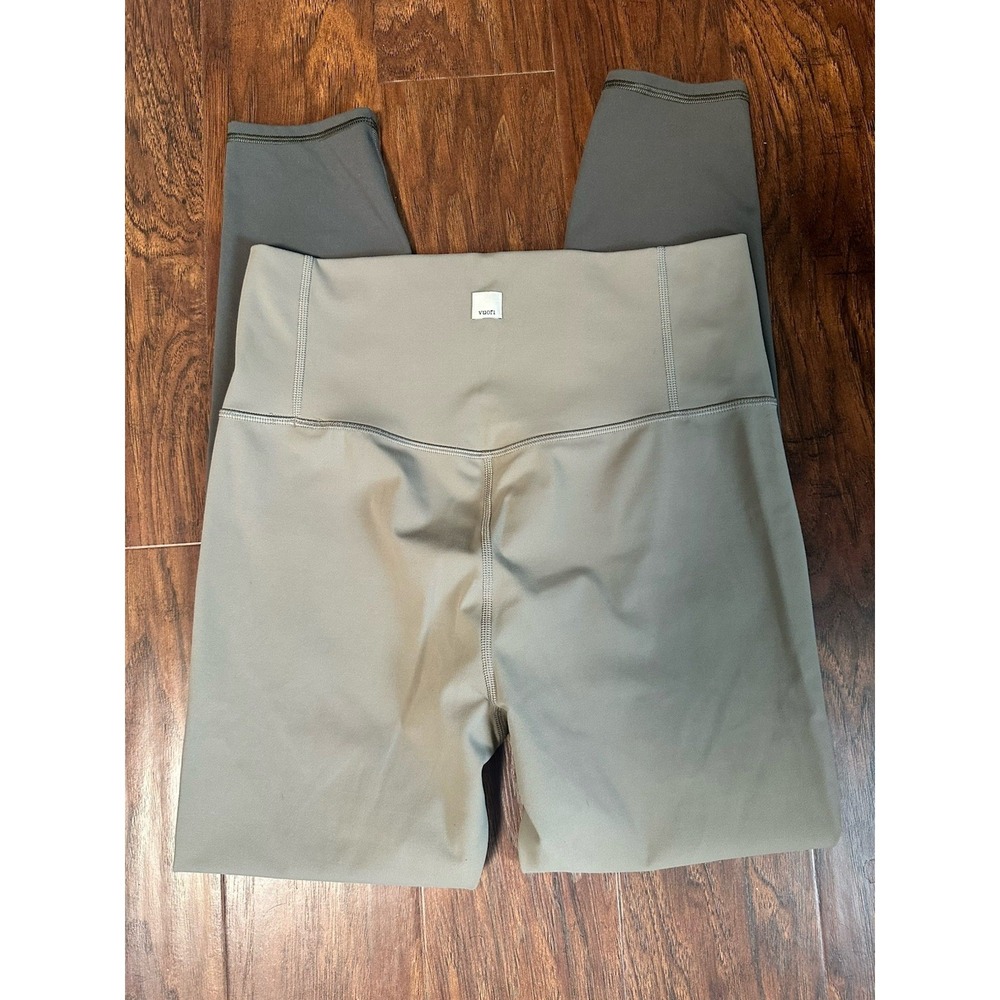 Vuori Studio Leggings Womens Large Beige Brown Colorblock Gym